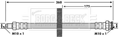 BORG & BECK stabdžių žarnelė BBH6777